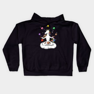 Space Unicorn Astronomy Kids Hoodie